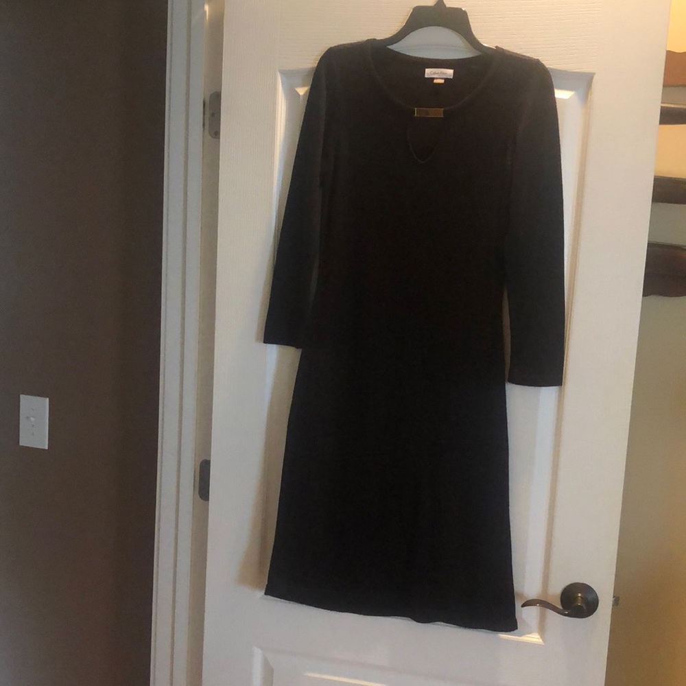 Calvin Klein sweater dress S black